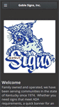 Mobile Screenshot of goblesigns.com